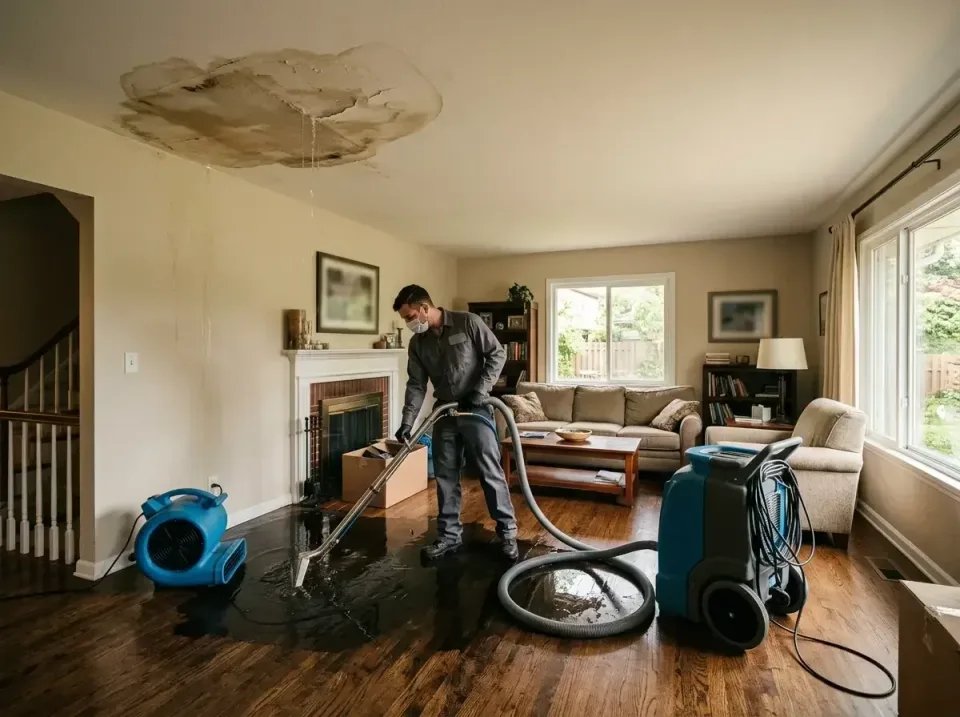 attic-pipe-burst-ceiling-drip-008 — frequently asked questions, Water Damage Restoration & Carpet Care in Lowell, AR